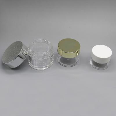 China Recyclable 2oz Plastic Cosmetic Loose Powder Jar Container With ABS Cap for sale