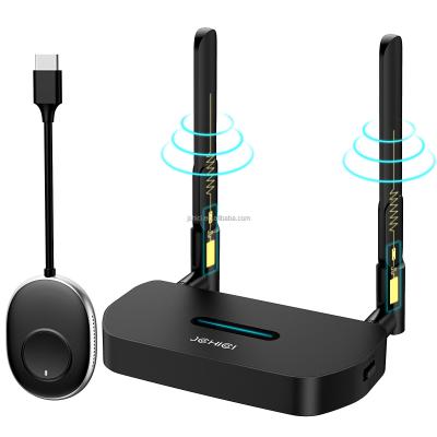 China 50m Wireless Transmitter and Receiver 5G/2.4G WiFi HD MI Airplay dongle support Android iOS YouTube Anycast  Miracast dongle for sale