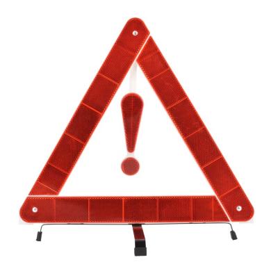 China China factory portable car red led pavement light hot sale safety reflective warning triangle for sale