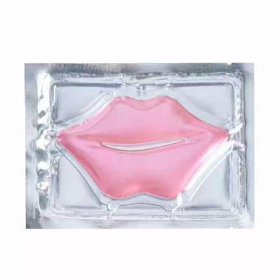 China Wholesale Crystal Rose Moisturizing Organic Plump Hydrating Gel Hydrogel Collagen Lip Mask Private Label Moisturizer for sale