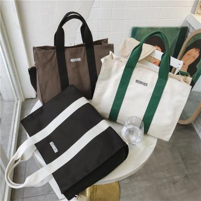 China Custom Handled Organic Cotton Bag Printed Shopping Bag Cotton Tote Bag Cotton Canvas for sale