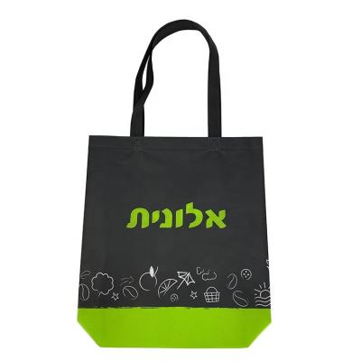 China High Quality Promotional Custom Shopping Foldable Heat Sealed Non Woven Bag With Printing Logo for sale