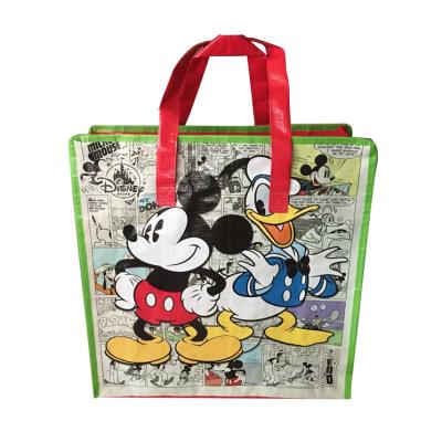 China Custom Printed Logo Eco Friendly Recyclable Reusable Reusable PP Non Woven Shopping Bags for sale