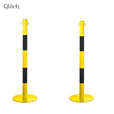 China Road Security Safety Bollard Chain Bracket Support Traffic Barrier Protection Steel Barrier Outdoor Indoor New for sale