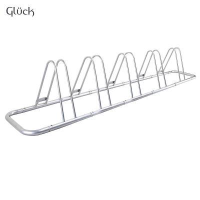 China Steel ISO 9001 Glueck Five Side 5 Units Hot Sale China Factory Direct Supply Bicycle Storage Rack Bike Parking Rack for sale