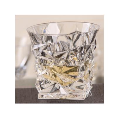 China High Quality Durable Heat Resistant Transparent Restaurant Diamond Glass Water Cup Tea Cup for sale