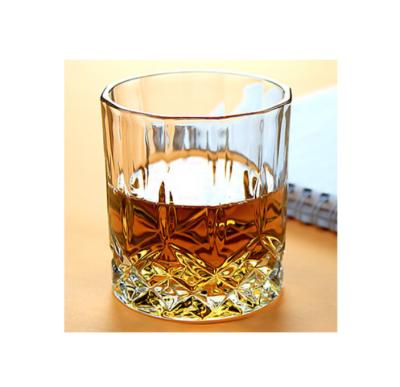 China High Quality Durable Lead Free Glass Cup Whiskey Water Tea Water Cup Heat Resistant Transparent Mug for sale