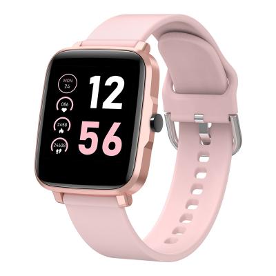 China F2 Smart Touch Screen Watch RTL8762C Chipset Bulid in Thermometer Body Temperature and Find My Phone Periods Tracker Ladies Smart Watch for sale