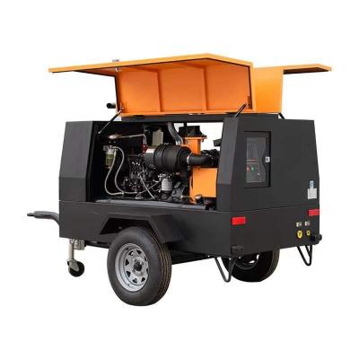 China Het Type van vier Wielenschroef Luchtcompressor 8m3/Min For Providing Shotcrete Power Te koop