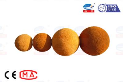 China Mini Concrete Pump Cleaning Sponge Ball Hydraulic Concrete Pump Parts for sale