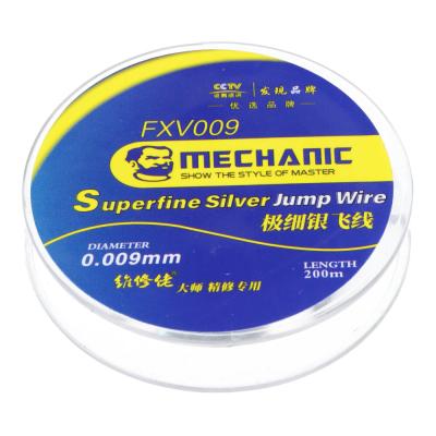 China Mechanic FXV009 Superfine Silver Jump Wire FXV009 200M*0.009MM for sale