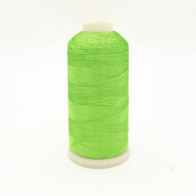 China 100% Dyed Viscous Rayon 5000Y Sparkle 5000m Sustainable Embroidery Thread 120D/2 150D/2 300D/2 for sale