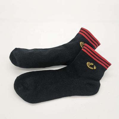 China Men Sporty High Quality Socks For Winter Black Business Socks Uniform Elite for sale