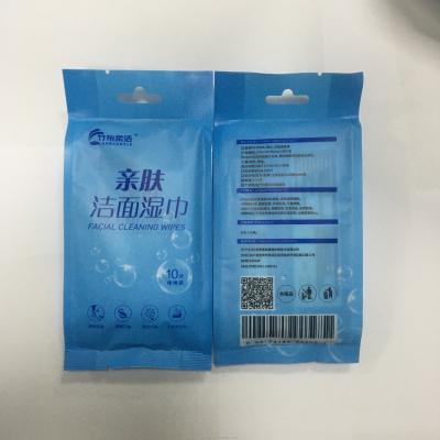 China Soft Eco Makeup Removing Wet Wipes Private Label Feminine Makeup Remover Wet Cloths for sale