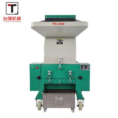 China TaiQiang Pc400 Plastic crusher for waste bottle pe pp pet film recycling machine for sale