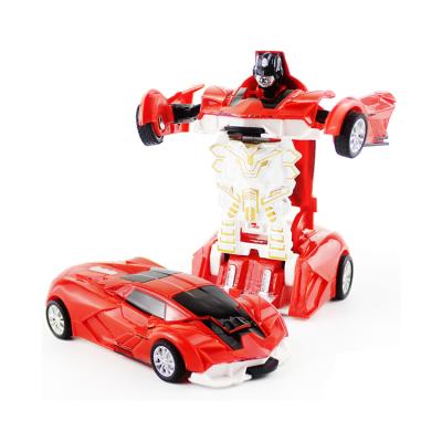 China Friction Toy Dropshipping Hot Sale Children Cheap Transformed Car Deformation Robot Car Toys for sale