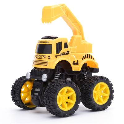 China Interesting friction toy children assemble toy inertia toy car construction engineering toy car for sale