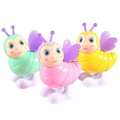 China Easy Use Turn It Clockwise And Put It Down Professional Manufacturer Colorful Cartoon Animals Wind Toys Cheap Plastic Cogwheels Mechanical Wind Up Swing Toy For Kids for sale