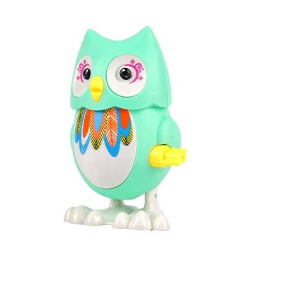 China Easy Use Turn It Clockwise And Put It Down Logo China Supplier Colorful Custom Cartoon Animals Wind Up Toys Cheap Plastic Cogs Mechanical Wind Up Swing Toy for children for sale