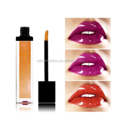 China Waterproof Vegan Shimmer Lip Gloss Lip Gloss Lip Gloss Shimmer Glitter Lip Gloss OEM ODM Accept for sale