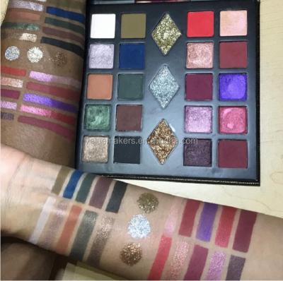 China Waterproof CLEAR ACTIONS Make Your Own Logo Custom 23 Color Private Label Eyeshadow Makeup Palette for sale