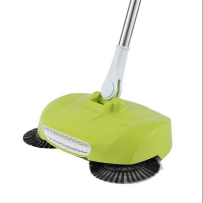 China Hotel Manual Swivel Rotation Broom Floor Cleaning Sweeper for sale