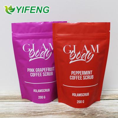 China Vacuum Sealed Food Printed 2 Ounce Digital Printing Brewer Resealable Stand Up Coffee Bean Packaging Bags for sale