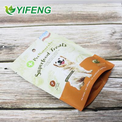 China Moisture Proof Plastic Packaging Bag Stand Up Pouch With Zipper For Pet Food With Custom Printing for sale