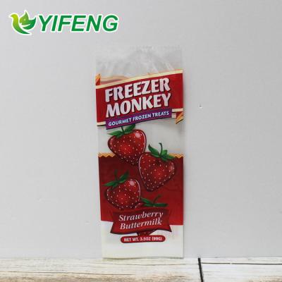 China Custom Made Food Heat Seal Sachet Food Safe Cream Packaging Bags Exporter Biodegradable Ice Popsicle Packaging for sale