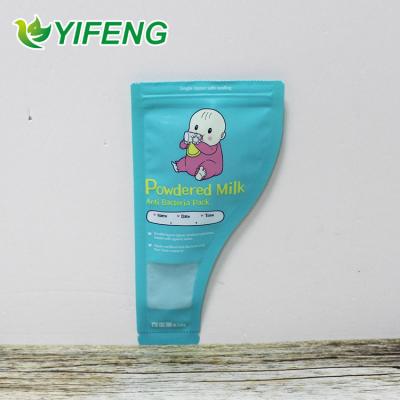 China Customized Plastic Packaging Eco - Friendly Moisture Proof Stand Up Free Shape Pouch With For Healthy for sale