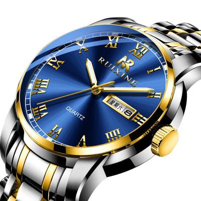 China Popular Chronograph 730 Watch Custom Logo Chronograph Fashion Simple Wrist Stainless Steel Band Wrist Watch for sale