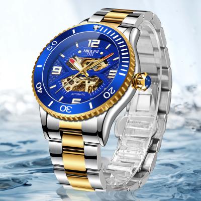 China NIBOSI 2399 Water Resistant Hollow Out Design Mechanical Watch Men Automatic Wrist Watch Customize Logo Female Wrist Watch for sale