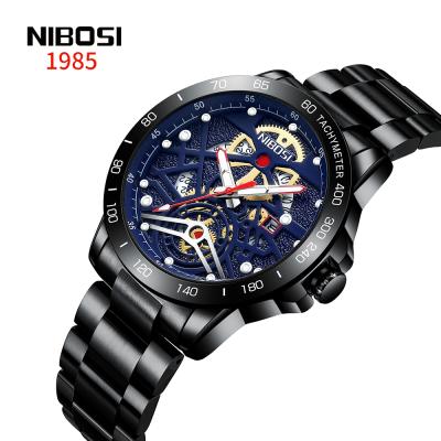 China 2388 NIBOSI Water Resistant Watch Custom Design Sports Watches Waterproof Creative 2020 Man Wrist Watches dropshipping for sale