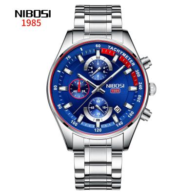 China New Date 2021 NIBOSI 2375 quartz watch men's quartz watch factory wristwatches automatic hot sale men's wrist watches for sale