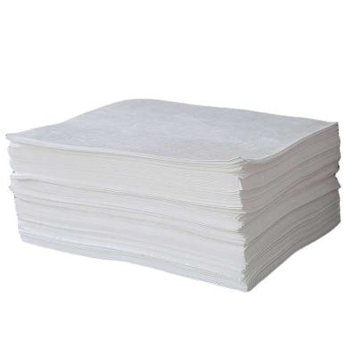 China Sustainable PP2 Oil Only Heavy White Heavy Absorbent Pad 40x50cm for sale