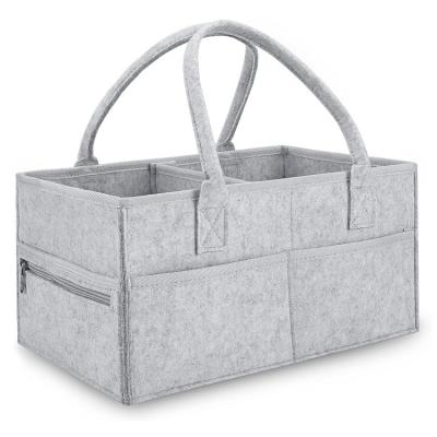 China Bathroom Tote Bag Baby Diaper Caddy Portable Storage Table Neutral Changing Organizer for sale