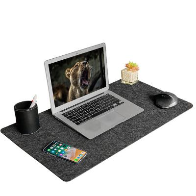 China Large felt stocked home office desk pad for keyboard and mouse for sale