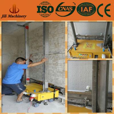 China Automatic drawing wall spray plastering machine / Coagulation wall rendering mortar machine for sale