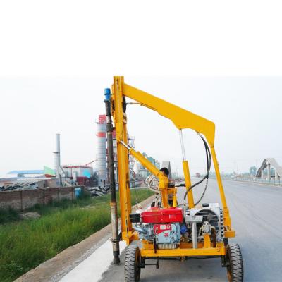 Κίνα Hydraulic Road safety galvanized steel barrier bore pile drilling machine προς πώληση