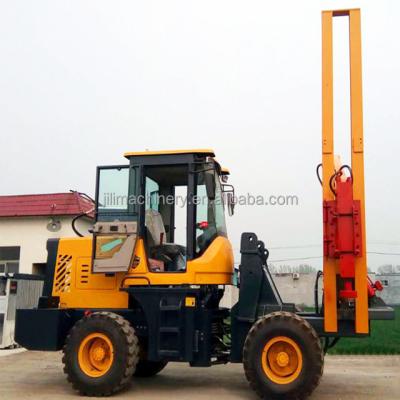 Κίνα Full hydraulic highway guardrail sheet pile driver machine προς πώληση