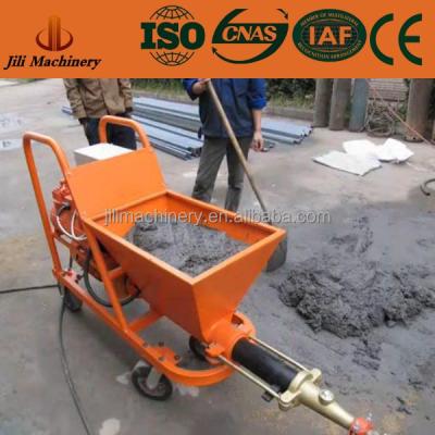 China Wet mixed sand cement mortar pump plaster spraying machine for sale