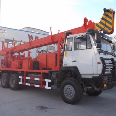 China 300m Deep truck mounted water well borehole mud pump drilling machine for sale for sale