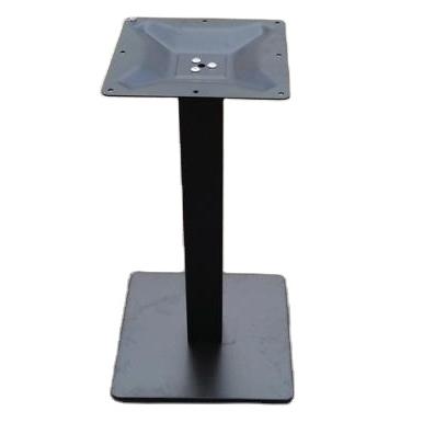 China (Other) Adjustable Black Square Steel Dining Table Legs Table Base For Indoor for sale