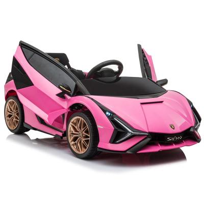 China Ride On Toy New Arrival Lamborghini SIAN Licensed Toy Car Ride On Car 12V Kids Kids Electric Car for sale