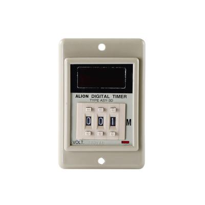 China ASY-3D 12V 50/60Hz Countdown Digital Sealed Mechanical Time Delay Relay for sale