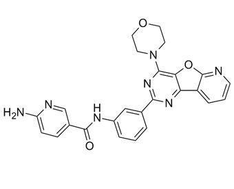 China YM201636 Cas 371942-69-7 PI3K Inhibitors C25H21N7O3 for sale