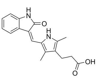 中国 98%最低TSU 68 Orantinib VEGFRの抑制剤Cas 252916-29-3 販売のため