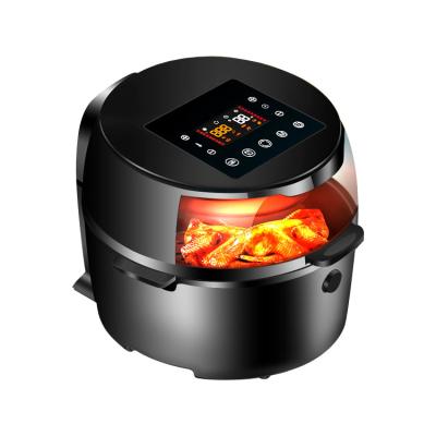 China Household Oilless Electric Hot Air Fryers With Digital LCD Screen And Nonstick Frying Pot for sale