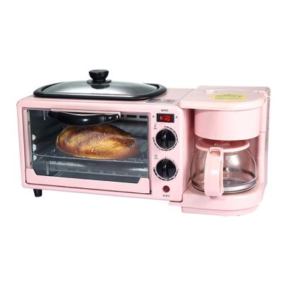 China Household Use Coffee Maker Home Oven Multifunction 3 Stove In 1 Breakfast Machine for sale