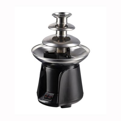 China Cheap Household 3 Layers Home Fondue Fountain Chocolate Entertainment Use And Processing Machine for sale